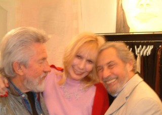 Artist Ed Moses, Sally Kellerman and Mark Rydell